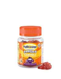 HALIBORANGE guminukai Vitaminas C, serbentų skonio, N30