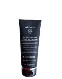 APIVITA Black Detox jelly näopesugeel, 150ml