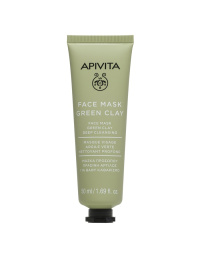 APIVITA, GREEN CLAY veido kaukė, su žaliuoju moliu, 50ml