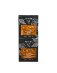APIVITA EXPRESS BEAUTY veido kaukė su apelsinais, 2x8ml