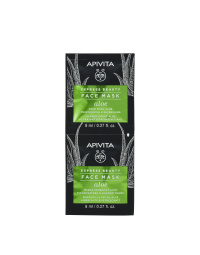 APIVITA EXPRESS BEAUTY veido kaukė su alavijais, 2x8ml
