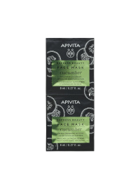 APIVITA EXPRESS BEAUTY veido kaukė su agurkais, 2x8ml
