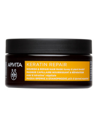 APIVITA juuksemask, keratiiniga, toitev, taastav, 200ml