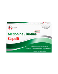 MATT DIVISIONE PHARMA Metionina e Biotina retard, plaukams, 30 tab.
