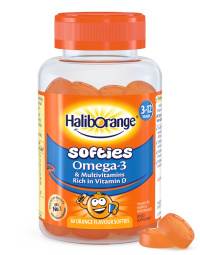 Haliborange Omega-3 & Multivitamins Softies Orange, 60 gab