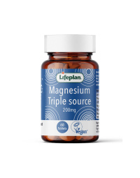 Magneesium 200 mg (Tripple Source) Lifeplan, 60 kapslit
