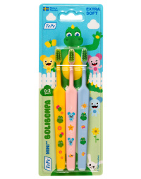 TePe, Mini dantų šepetėlis mažyliams, 0-3m. itin minkštas, blisteris, N3