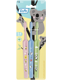 Toothbrush Mini, x-soft, (0-6), 3 psc., blister