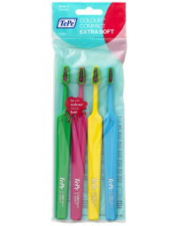 TePe Select Compact Colour dantų šepetėliai, 4 vnt, l. minkšti