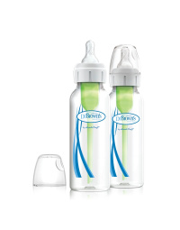 DR.BROWN'S plastikiniai buteliukai OPTIONS+ siauru kakleliu, 250ml, 2 vnt.