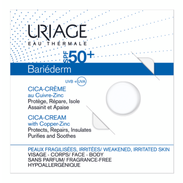 Sample Uriage Bariederm Cica SPF50 krēms ar Cu-Zn, 0,7mlx10