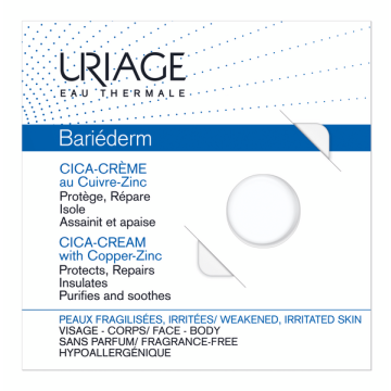 Mėg. Uriage Bariederm Cica kremas su Cu-Zn 0,7ml x 10