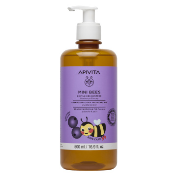 APIVITA KIDS šampūnas BLUEBERRY&HONEY, 500ml