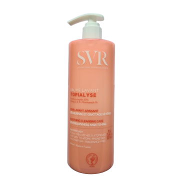 SVR, TOPIALYSE balzaminis kūno prausiklis sausai, atopinei odai, 400ml