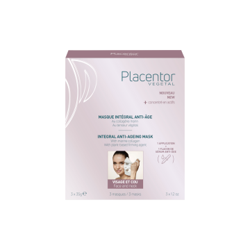 PLACENTOR Anti-Ageing odmładzająca maska do twarzy i szyi z kolagenem 35g N3