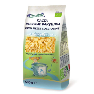 FLEUR ALPINE Makaronai „Pasta Mezze Cocciolette“, 500g
