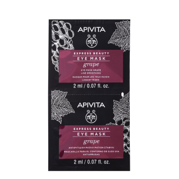 APIVITA EXPRESS BEAUTY kaukė akių sričiai su vynuogėmis 2x2ml