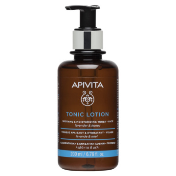 APIVITA tonikas veidui su levandomis ir medumi, 200ml