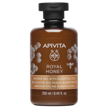 APIVITA Prausiklis, su medumi, sausai odai, 250ml