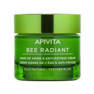 APIVITA BEE RADIANT RICH veido kremas, normaliai-sausai odai, 50ml