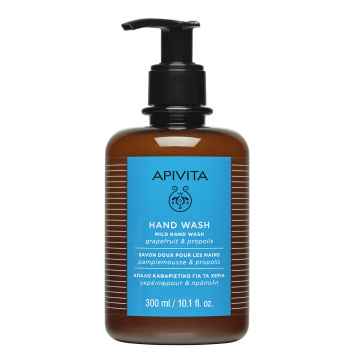 APIVITA Prausiklis rankų, su propoliu/greipfrutais, 300ml