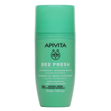 APIVITA BEE FRESH dezodorantas, rutulinis, 50ml