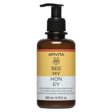 APIVITA kūno pienelis BEE MY HONEY, su medumi ir alavijais, 200ml