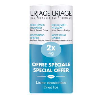 Rinkinys Uriage lūpų balzamai 2 vnt.x 4g