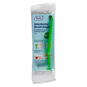 Próbka TEPE, szczoteczka międzyzębowa Angle 0,8mm zielona