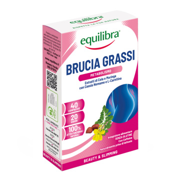 EQUILIBRA maisto papildas svorio kontrolei ir lieknėjimui BRUCIA GRASSI, 40 tab.