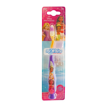 Mr. White DISNEY PRINCESS pehmeä hammasharja lapsille 3 v alkaen, 1 kpl
