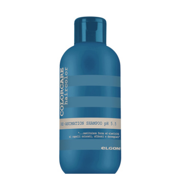 ELGON COLORCARE šampūnas dažytiems plaukams RE-ANIMATION pH 5.5, 300 ml