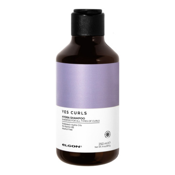 ELGON YES CURLS niisutav šampoon lokkis juustele HYDRA SHAMPOO, 250 ml