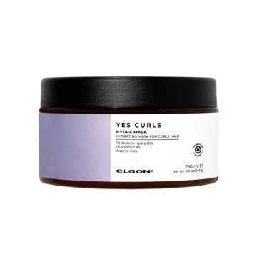ELGON YES CURLS drėkinamoji kaukė garbanotiems plaukams HYDRA, 250 ml