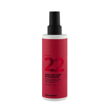 ELGON AFFIXX plaukų džiovinimą greitinantis purškiklis 22 QUICK DRY HAIR ACCELERATOR, 200 ml