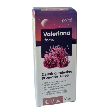 Valerijonas forte 200mg N50, tabletės - Pažeista pakuotė