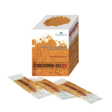 Maisto papildas su saldikliu CURCUMIN-GEL 95+®, 20 pak.