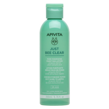 APIVITA, JUST BEE CLEAR valomasis veido losjonas, 200ml