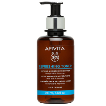 APIVITA, veido tonikas, su levandomis ir medumi, 200ml