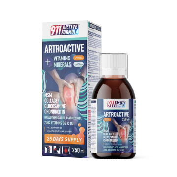 911 Active Formula Artroactive tirpalas, 250ml