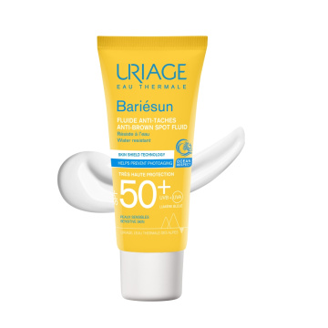 URIAGE, BARIESUN SPF50+ emulsija, be kvapo, ANTI-B SPOT, 40ml