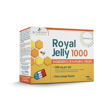 Bičių pienelis Royal Jelly 1000 geriamas tirpalas ampulėse N10x10ml