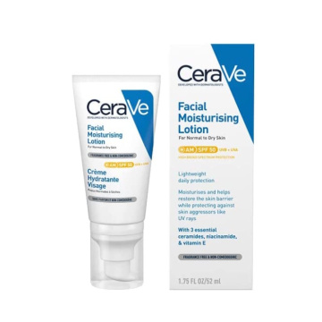 CeraVe Facial Moisturising Lotion SPF50 drėkinamasis veido losjonas, 52 ml