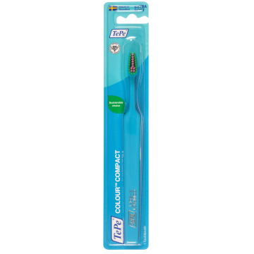 TePe Colour Compact зубная щётка, очень мягкая (X-Soft), синяя, блистер