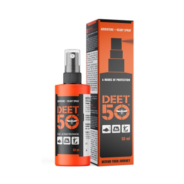 DEET 50% purškiamas repelentas, 50ml
