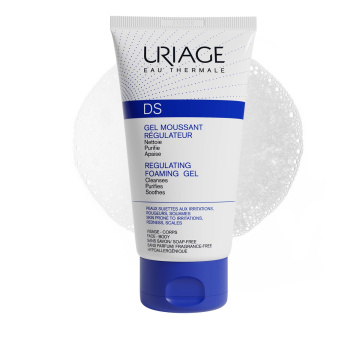 URIAGE, D.S. valomasis gelis sausai ir sudirgusiai odai, 150 ml
