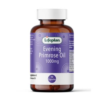 Lifeplan nakvišų aliejus su vitaminu E Evening primrose oil 1000 mg, N90
