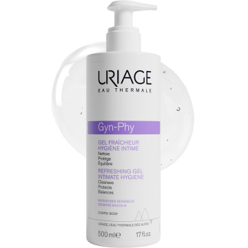 URIAGE, GYN PHY gaivinamasis intymios higienos gelis, 500 ml