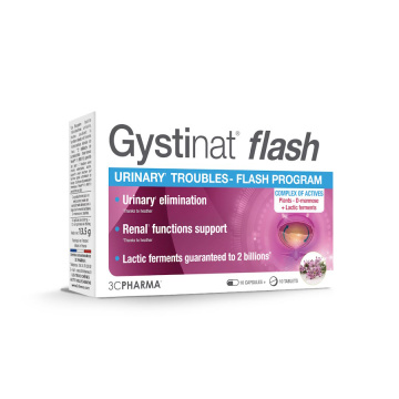 3C PHARMA GYSTINAT FLASH, nuo 6m., 10 tablečių ir 10 kapsulių