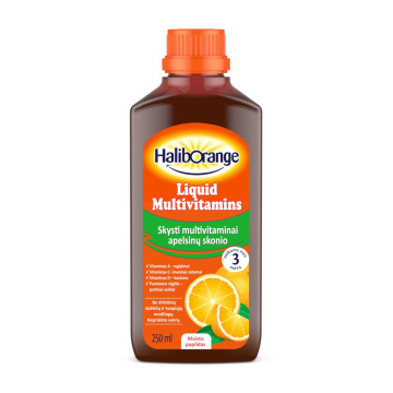 Haliborange Liquid Multivitamins Orange 3+ 250 ml